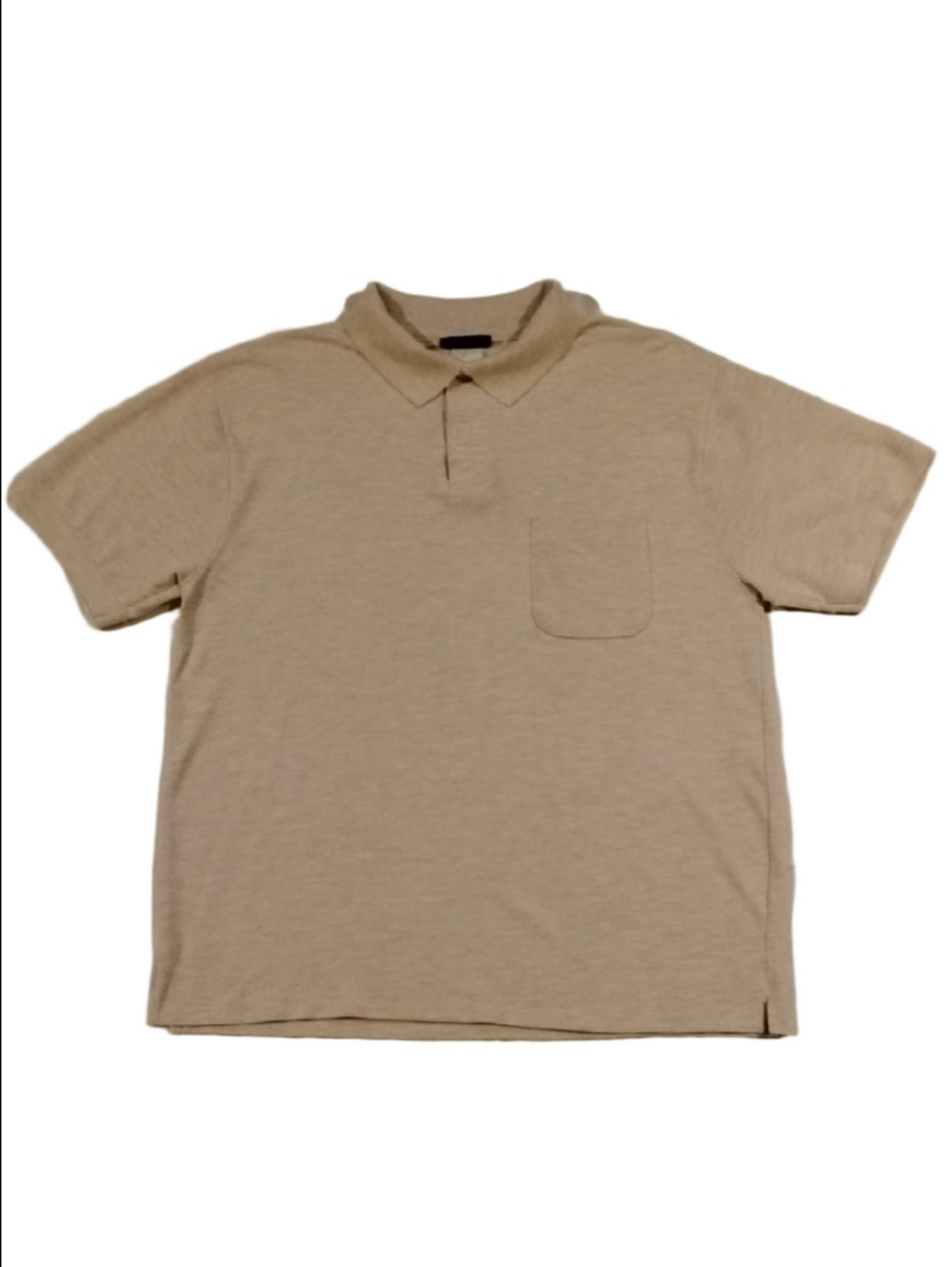 3/$20 Puritan Men's Polo Shirt in Light Cream